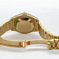 Rolex Datejust 31 Yellow Gold Green Dial watch for Women