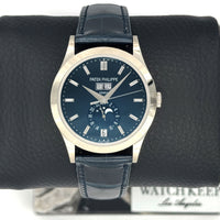 Patek Philippe Annual Calendar Blue Dial 2024 Watch for Men/Unisex
