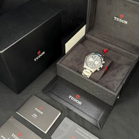 Tudor Black Bay Chrono Black Bezel Black Dial watch for Men/Unisex