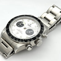 Tudor Black Bay Chrono Black Bezel White Dial watch for Men/Unisex