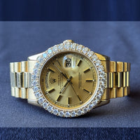 Rolex Day-Date 36 Diamond Bezel watch for Men/Unisex