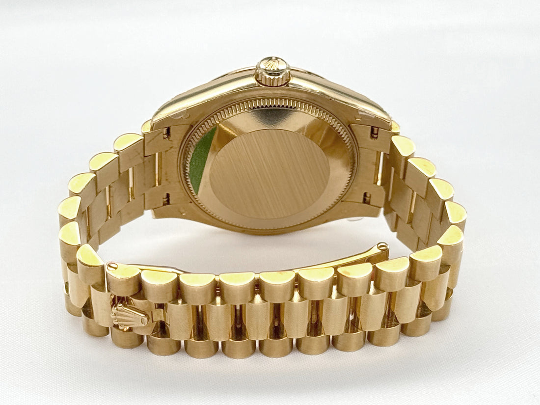 Rolex Datejust 31 Yellow Gold Green Dial watch for Women
