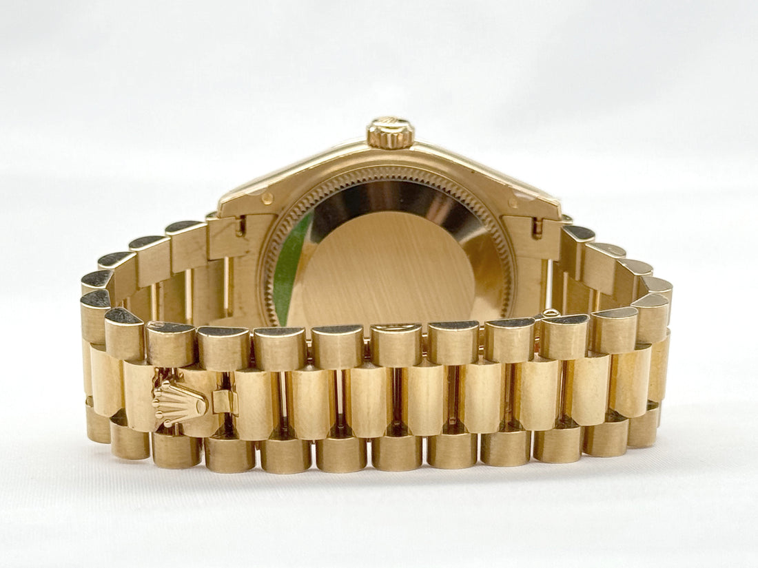 Rolex Datejust 31 Yellow Gold Green Dial watch for Women