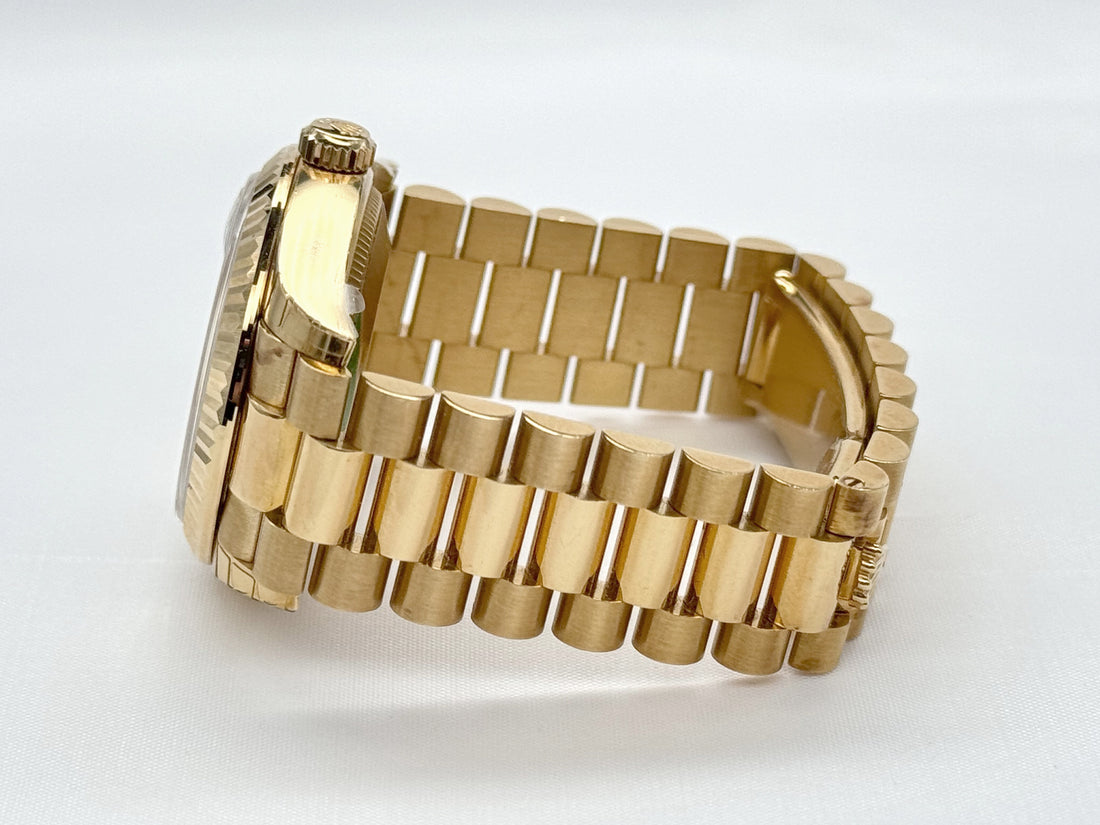 Rolex Datejust 31 Yellow Gold Green Dial watch for Women
