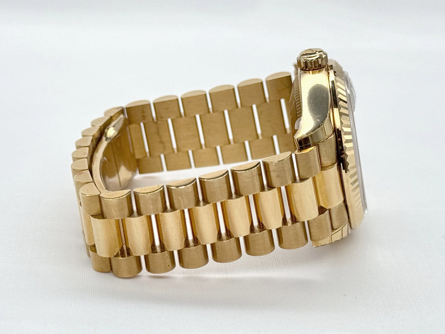 Rolex Datejust 31 Yellow Gold Green Dial watch for Women