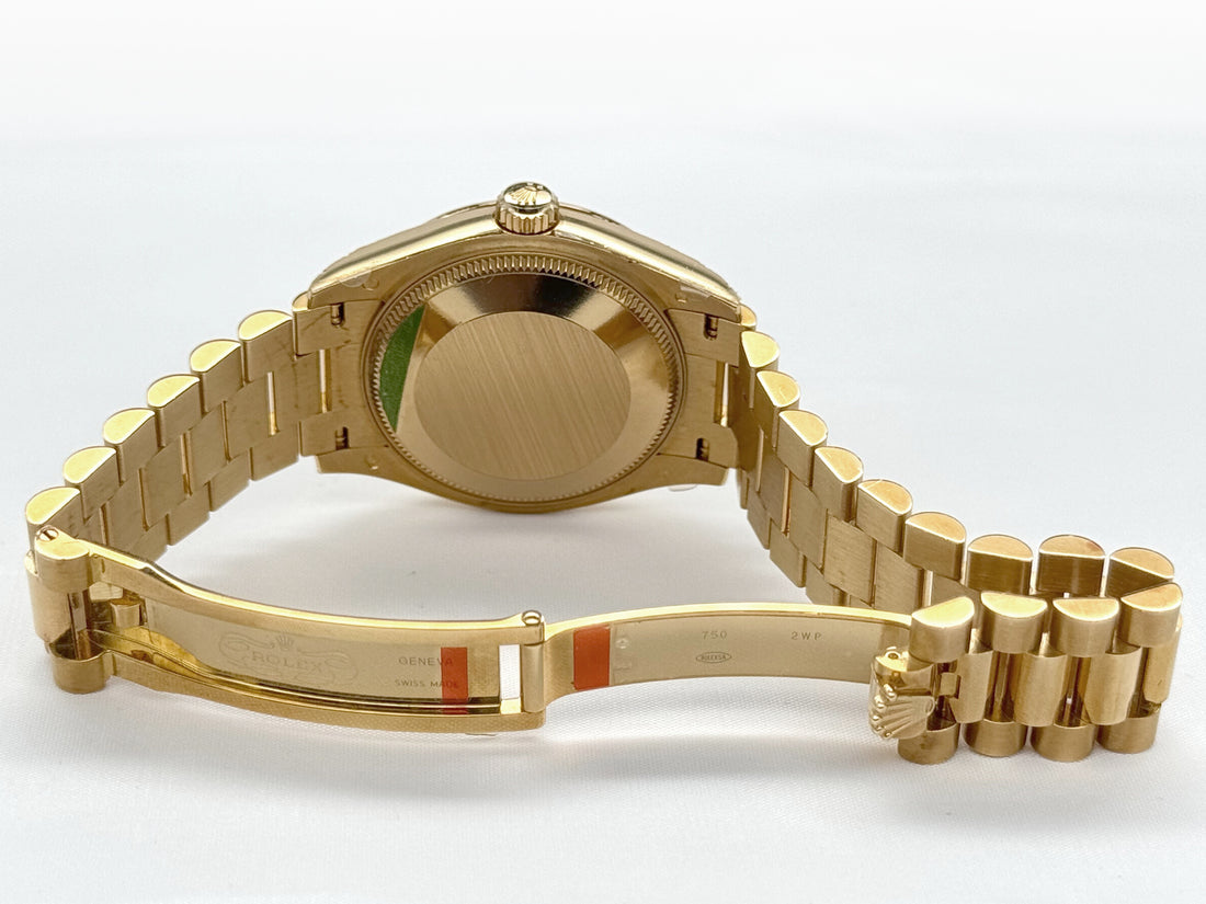 Rolex Datejust 31 Yellow Gold Green Dial watch for Women