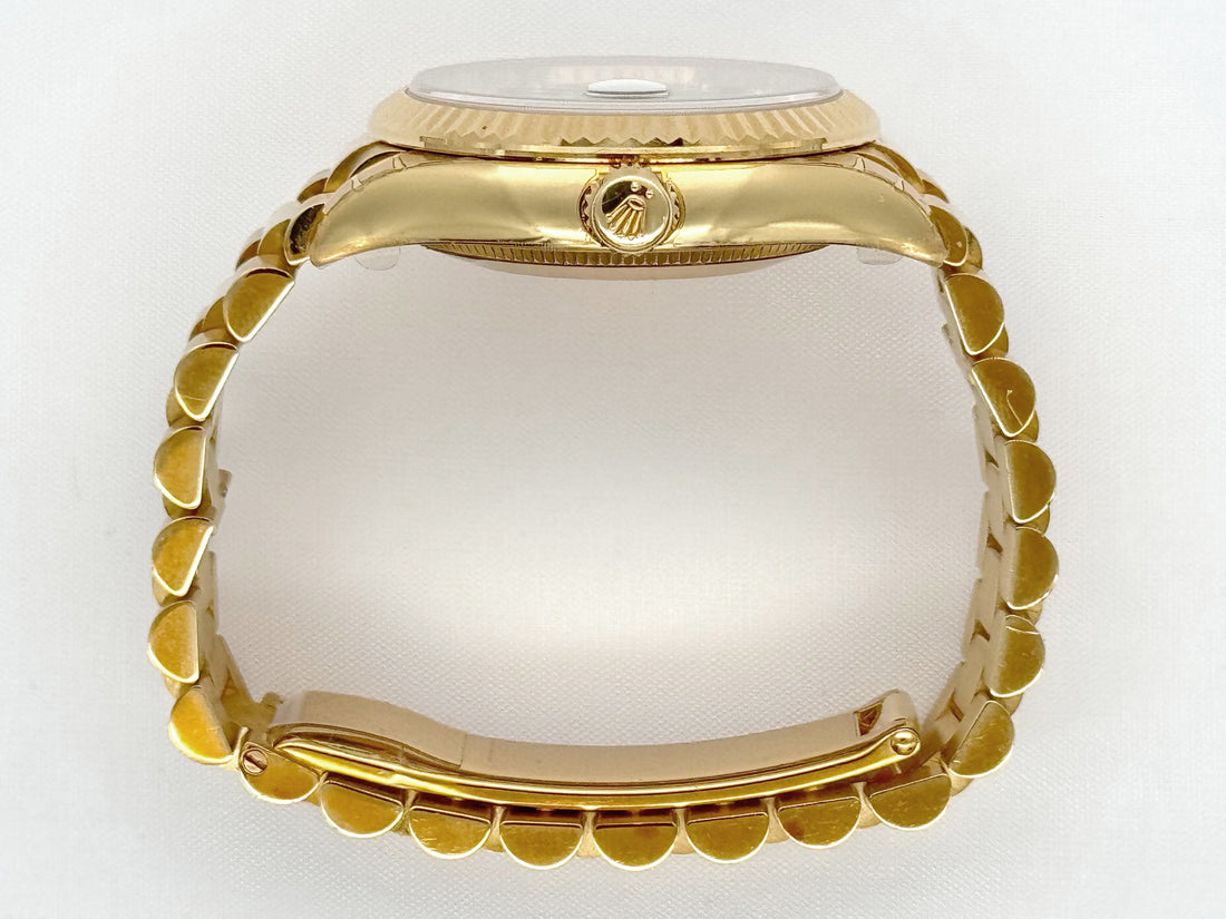 Rolex Datejust 31 Yellow Gold Green Dial watch for Women