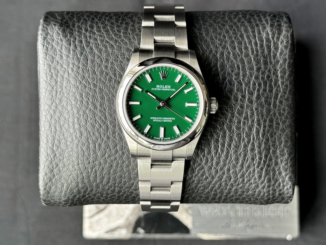 Rolex Oyster Perpetual 31 Green Dial watch for Women