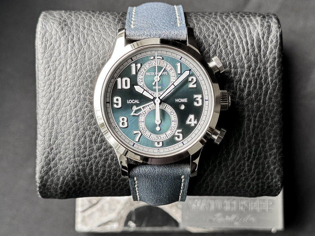 Patek Philippe Pilot Travel Time Chronograph Calatrava watch for Men/Unisex