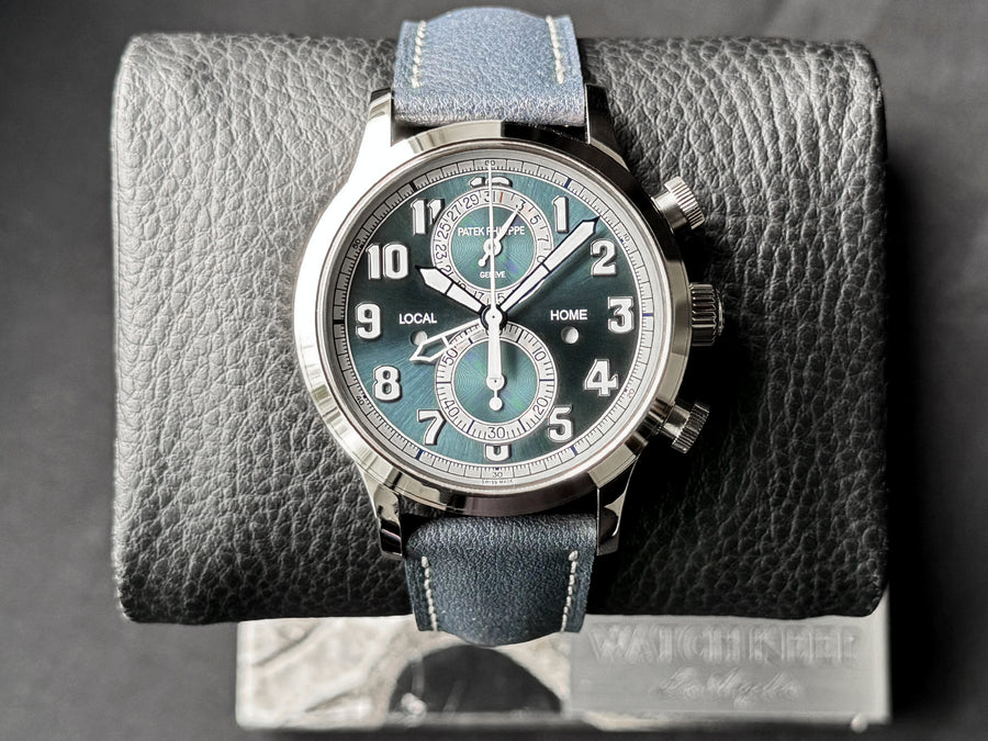 Patek Philippe Pilot Travel Time Chronograph Calatrava watch for Men/Unisex
