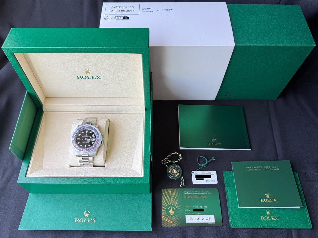 Rolex GMT-Master II Pepsi Red/Blue Cerachrom Bezel watch for Men/Unisex