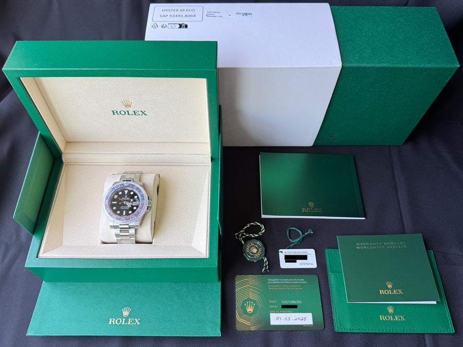 Rolex GMT-Master II Pepsi Red/Blue Cerachrom Bezel watch for Men/Unisex