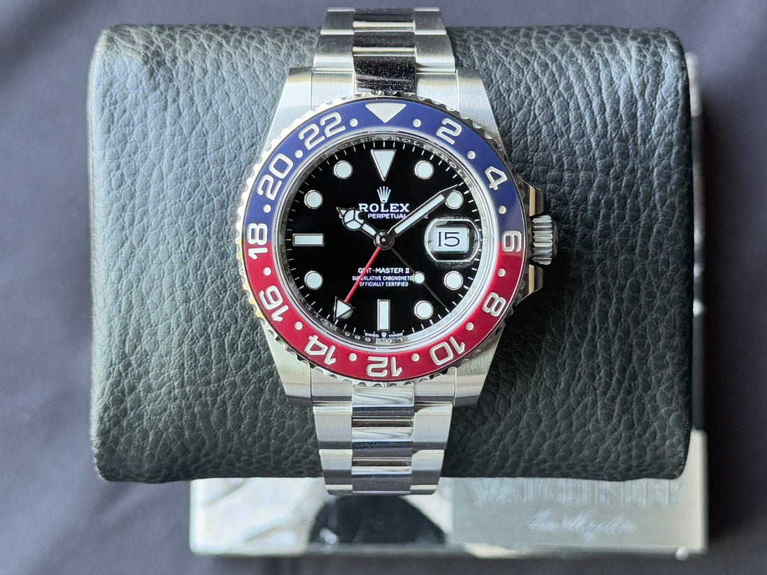 Rolex GMT-Master II Pepsi Red/Blue Cerachrom Bezel watch for Men/Unisex