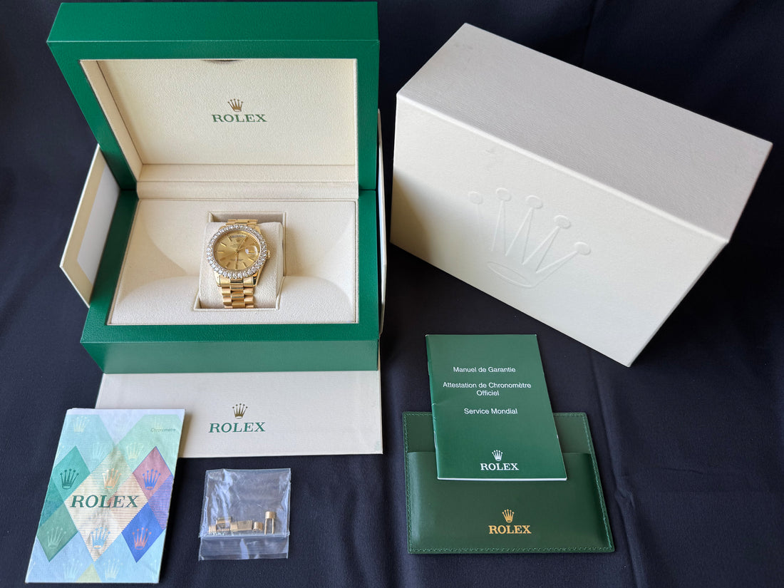 Rolex Day-Date 36 Diamond Bezel watch for Men/Unisex