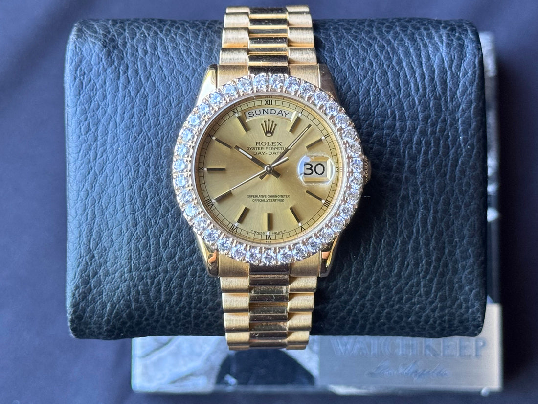Rolex Day-Date 36 Diamond Bezel watch for Men/Unisex