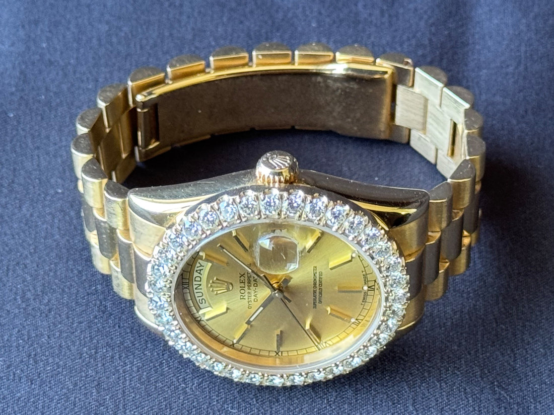Rolex Day-Date 36 Diamond Bezel watch for Men/Unisex