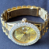 Rolex Day-Date 36 Diamond Bezel watch for Men/Unisex