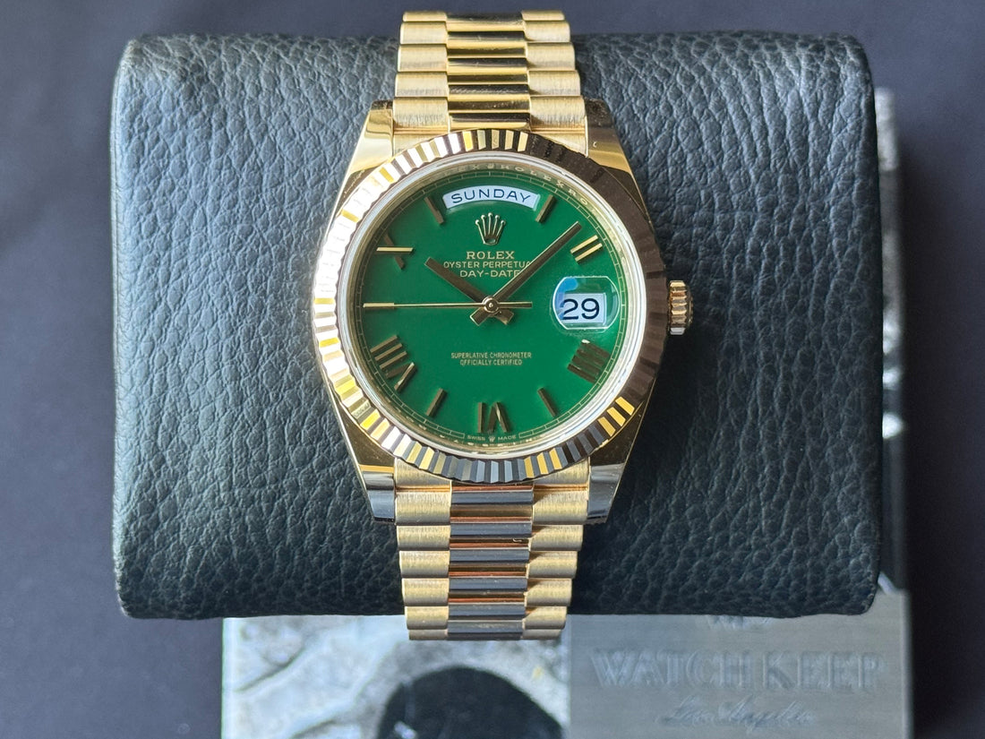 Rolex Day-Date 40 Green Dial watch for Men/Unisex