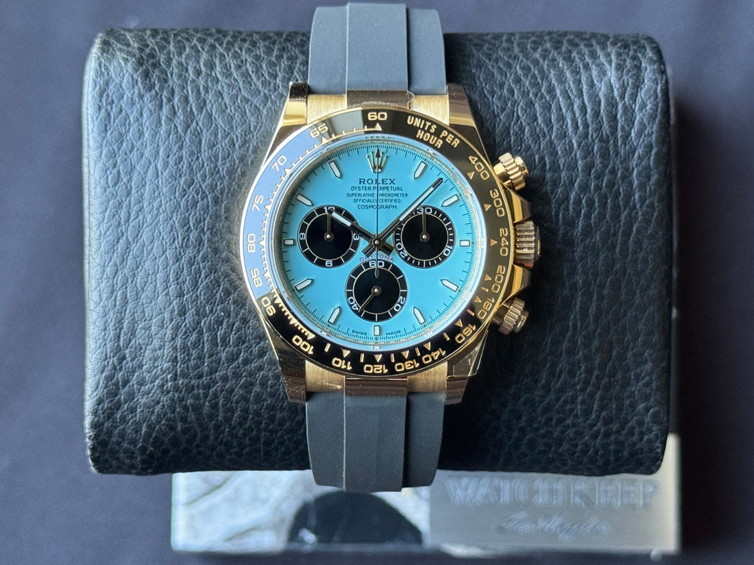 Rolex Daytona Turquoise Blue and Black Dial watch for Men/Unisex