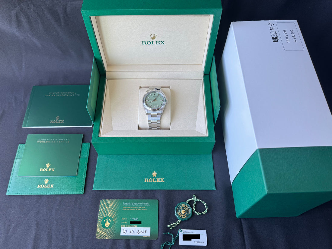 Rolex Oyster Perpetual 36 Pistachio Dial watch for Men/Unisex