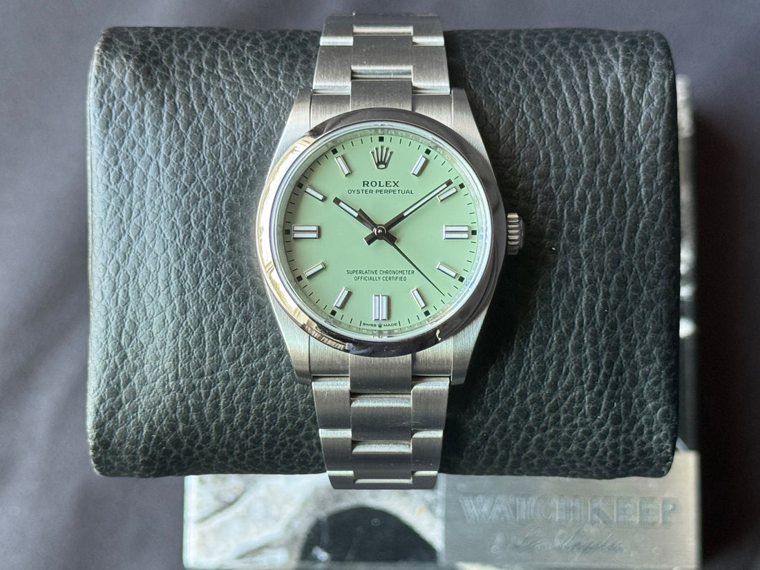 Rolex Oyster Perpetual 36 Pistachio Dial watch for Men/Unisex