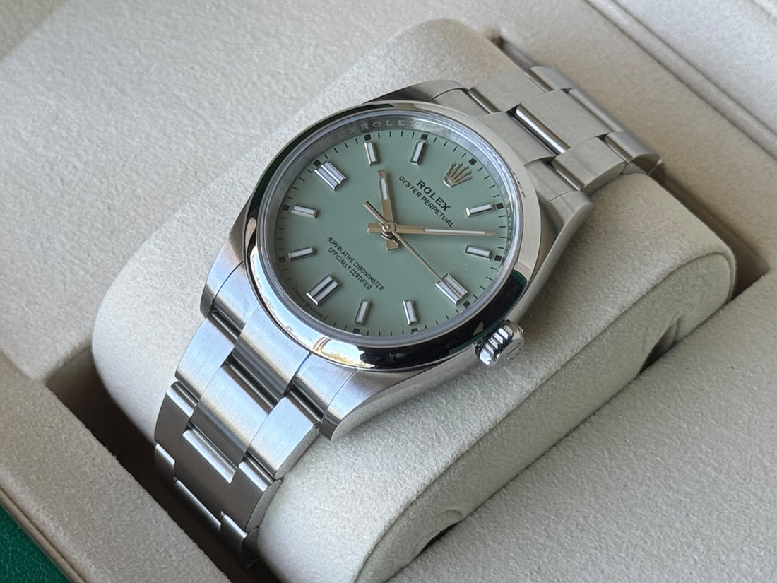 Rolex Oyster Perpetual 36 Pistachio Dial watch for Men/Unisex