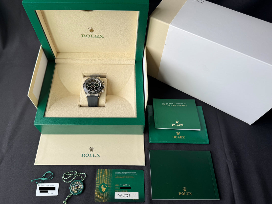 Rolex Daytona Diamond Set Black Dial watch for Men/Unisex