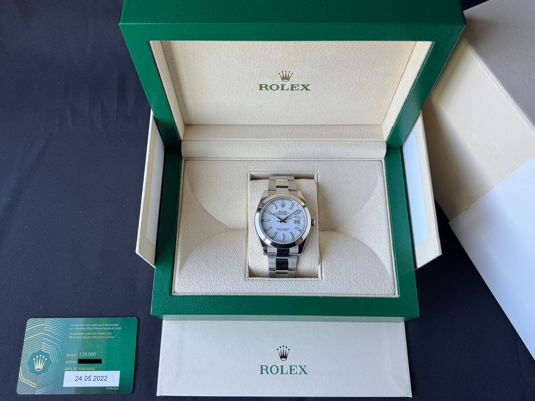 Rolex Datejust 41 White Dial watch for Men/Unisex
