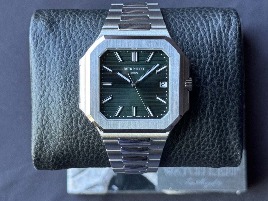 Patek Philippe Cubitus Olive Green Dial watch for Men/Unisex