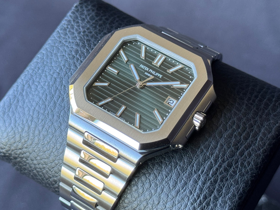 Patek Philippe Cubitus Olive Green Dial watch for Men/Unisex