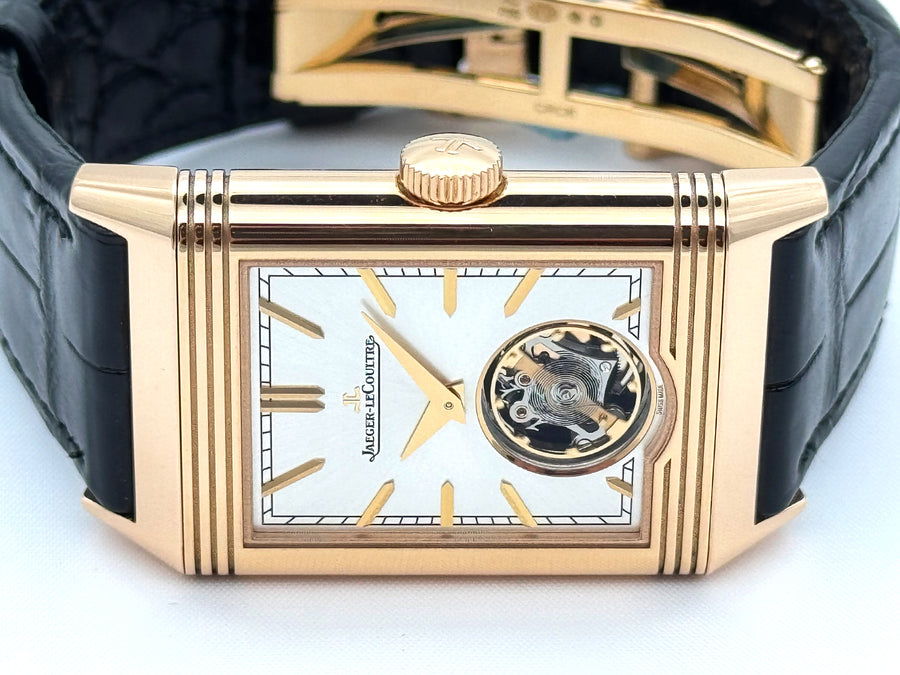 Jaeger-LeCoultre Reverso Tribute Duoface Tourbillon watch for Men/Unisex