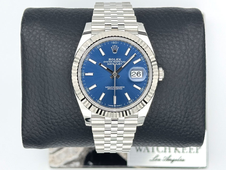 Rolex Datejust 41 Bright Blue Dial watch for Men/Unisex