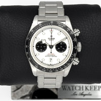 Tudor Black Bay Chrono Black Bezel White Dial watch for Men/Unisex