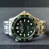 Omega Seamaster Diver 300 M Green Dial watch for Men/Unisex