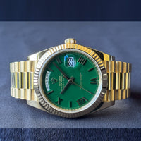 Rolex Day-Date 40 Green Dial watch for Men/Unisex