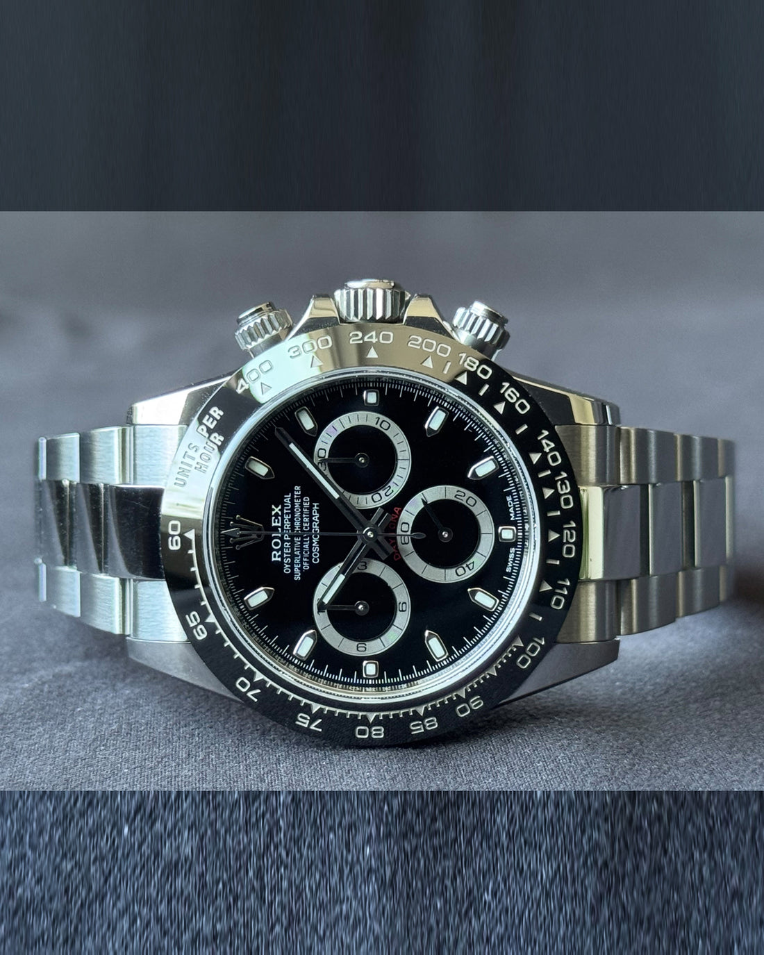 Rolex Daytona Black Dial watch for Men/Unisex