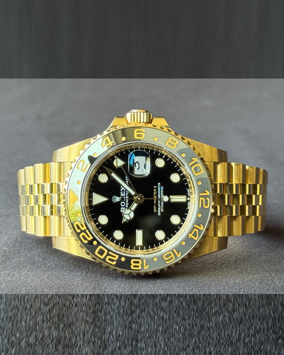 Rolex GMT-Master II Black Dial watch for Men/Unisex