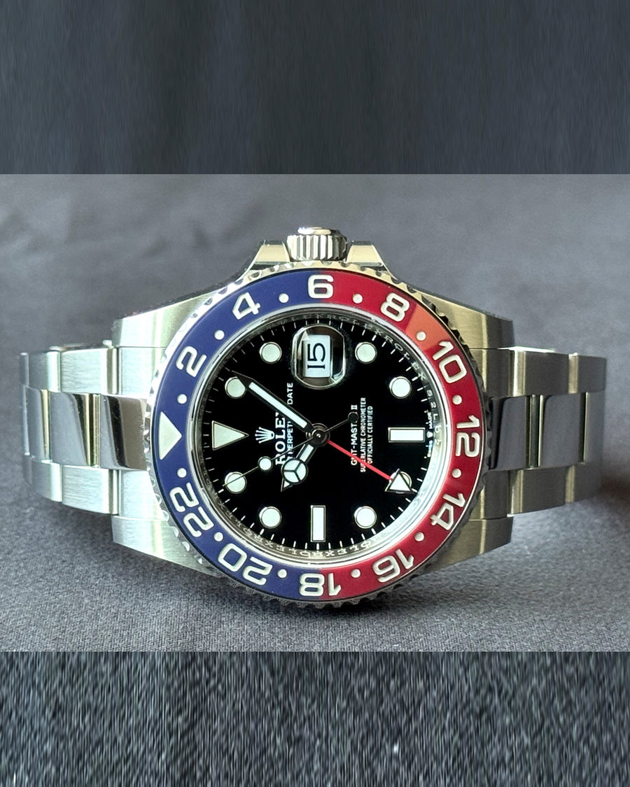 Rolex GMT-Master II Pepsi Red/Blue Cerachrom Bezel watch for Men/Unisex