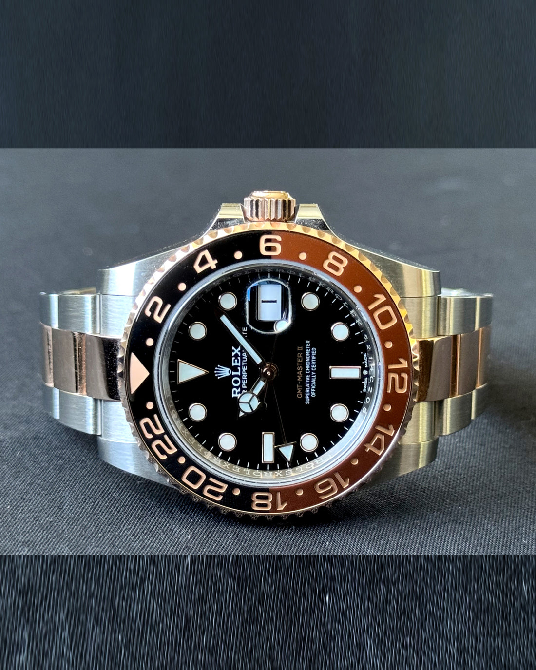 Rolex GMT-Master II Brown / Black Cerachrom Bezel watch for Men/Unisex