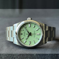 Rolex Oyster Perpetual 36 Pistachio Dial watch for Men/Unisex