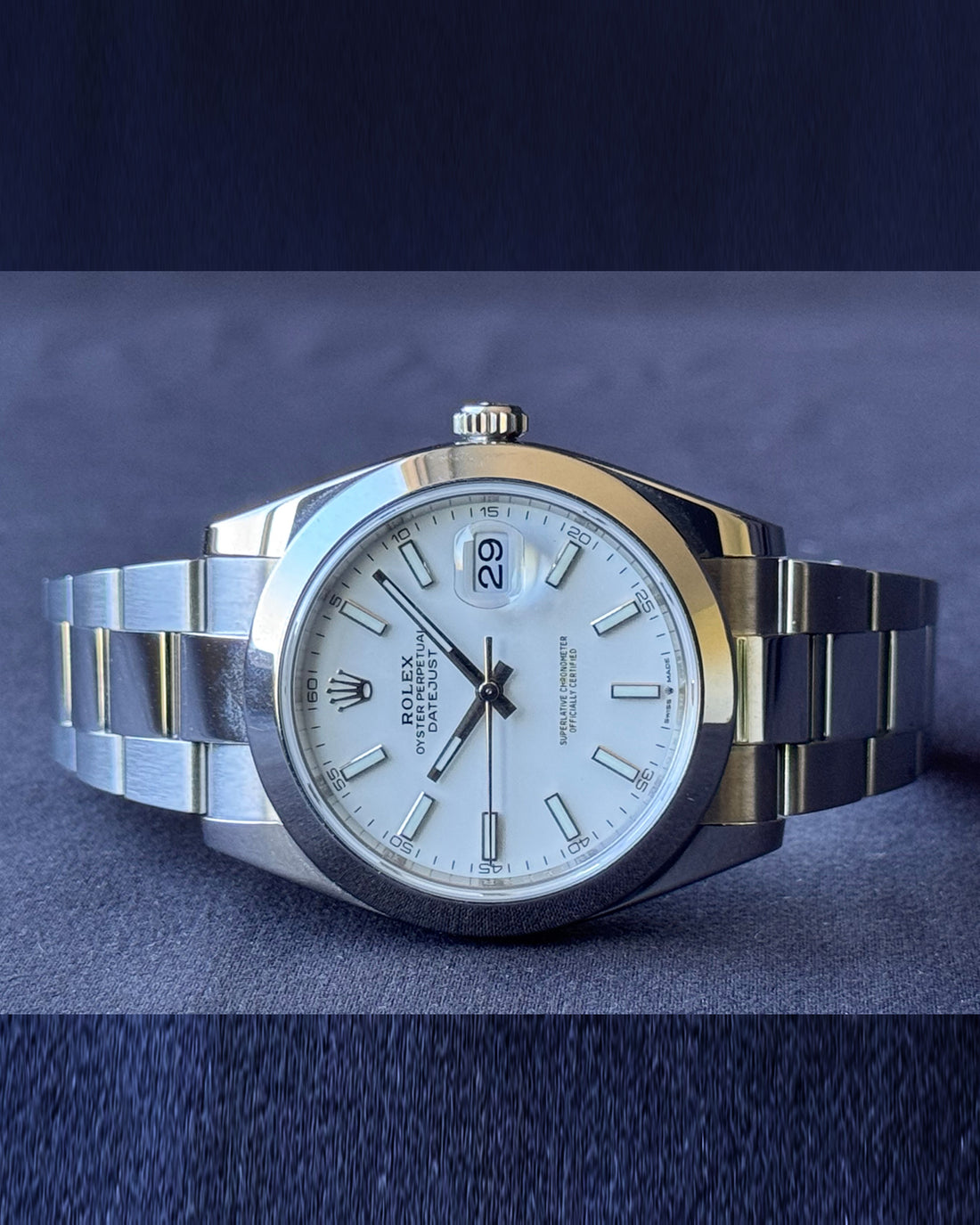 Rolex Datejust 41 White Dial watch for Men/Unisex