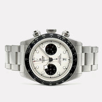 Tudor Black Bay Chrono Black Bezel White Dial watch for Men/Unisex